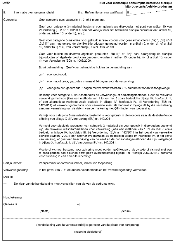 Verordening Commissie Dierlijke bijproducten; Hoofdstuk III ...